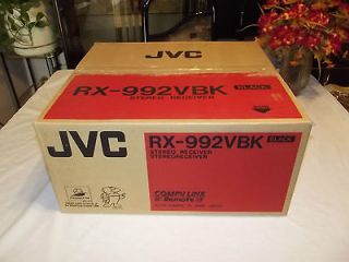 JVC RX 992VBK Stereo Receiver Amplifier 120 Watts New In Box