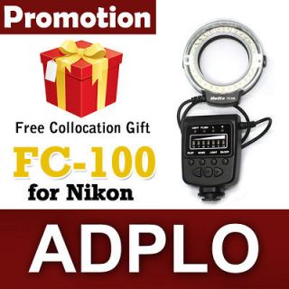   LED Macro Ring Flash Light For Nikon D7000 D3200 D5100 D90 D80 D800