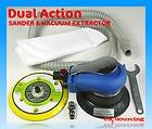 Dual Action Orbital Air Palm Sander Polisher Panel Beaters Vacuum 