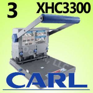 CARL Heavy Duty 3 Hole Paper Punch, 300 Sheets   #XHC 3300   NEW