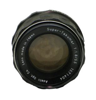 Pentax Super Takumar 55mm F/1.8 Lens