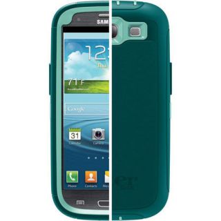 New Otterbox Samsung Galaxy S3 III Defender Reflection Teal Cover Case 