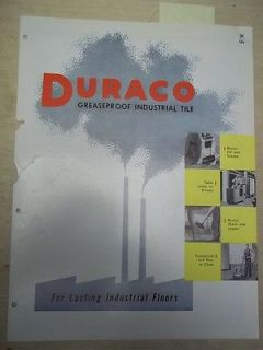   Asphalt Co Catalog~Duarco~Asbestos~Industrial Tile~Azrock Flooring