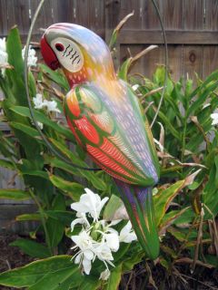 mexican ceramic parrot in Yard, Garden & Outdoor Living