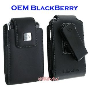 OEM BLACKBERRY BOLD 9930 9900 LEATHER POUCH CASE SWIVEL HOLSTER PHONE 