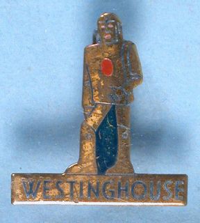Elektro the Robot Brass Pin 1939 New York Worlds Fair Westinghouse 