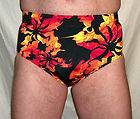 NEW PRO WRESTLING GEAR MENS FLAME TRUNKS SPANDEX TIGHTS SIZE 32 34