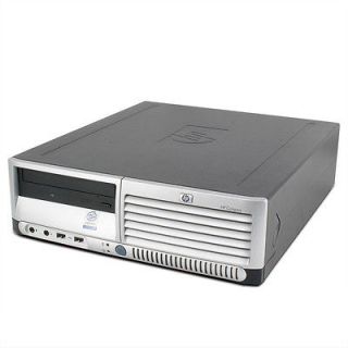 HP Compaq DC5100 SFF Desktop Pc Computer P4 3.2 GHz 1 Gig Ram Dvd 