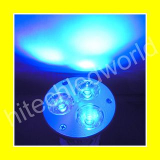 1p 3W BLUE MR16 3*1W LED Spot Light Ceiling Lamp Bulb
