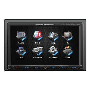 Power Acoustik PD762 7 Inch Double DIN TFT LCD Touch Screen Multimedia 