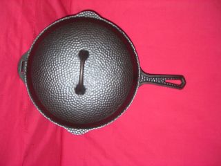 GRISWOLD No.8 Hammered Skillet 2008 with matching lid 2098 Nice 