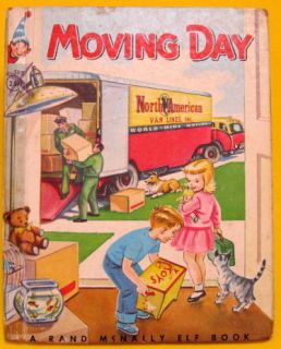 MOVING DAY Rand McNally Elf Mildred Comfort North American Van Lines 
