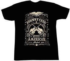 New Johnny Cash  American Rebel Black X Large T shirt