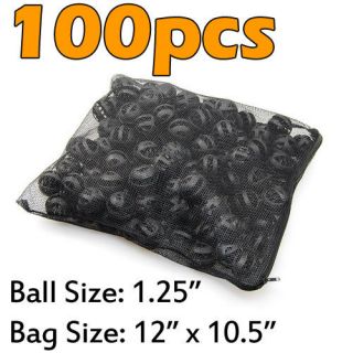 100pcs Aquarium 1.25 Bio Balls Filter Media FREE Bag Wet/Dry Koi Fish 