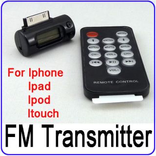   Kit  Player Wireless FM Transmitter For Apple iphone i pod i pad