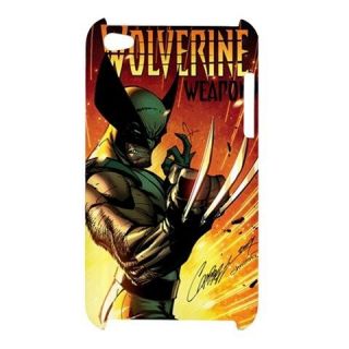 NEW WOLVERINE SUPERHERO APPLE IPOD TOUCH 4G HARD SHELL COVER CASE