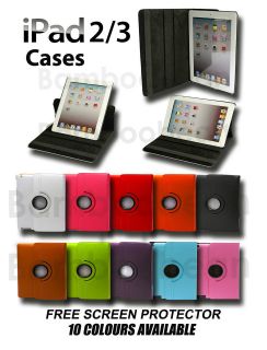   DEGREE ROTATING STAND CASE COVER FOR APPLE IPAD 2 & 3, SAME DAY POST