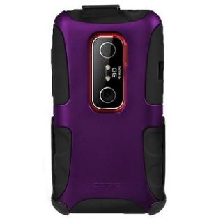 Seidio ACTIVE Case & Holster Belt Clip for HTC EVO 3D   Purple
