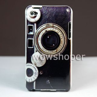 Camera Design Hard back Skin Case Cover For Apple IPOD TOUCH 4 4TH GEN