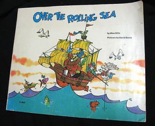 Vintage Scholastic Book OVER THE ROLLING SEA by Alan Mills 1977 