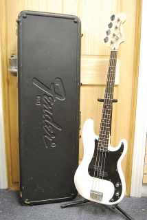 Fender Squier Precision Vintage Modified Bass Guitar 2006 White