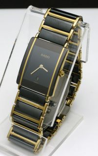 Rado Diastar Black Ceramic, Gold, & Titanium Watch