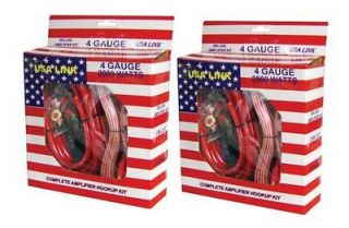 New 4 Gauge Ga 2000W Car Amplifier Wiring Wire Amp Installation Kit 