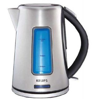 KRUPS BW3990 Prelude Electric Kettle with Blue Lighting Water Level 