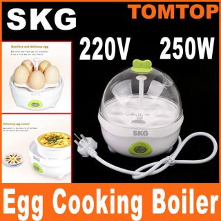 SKG Electric Steam Eggs Boiler Cooker Cooking Poacher Home Machine 