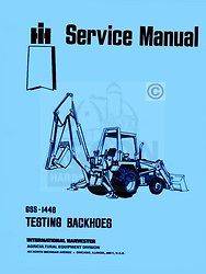 International Backhoe 3400 3500 3600 C E Service Manual