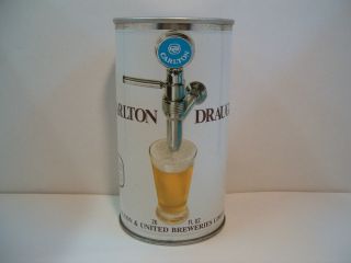 CARLTON DRAUGHT 26 OZ. AIR SEALED STRAIGHT STEEL BEER CAN. MELBOURNE 
