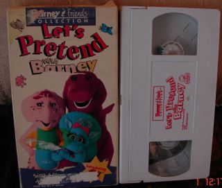 Lets Pretend With Barney & Friends Collection Introducing BJ VHS Sing 