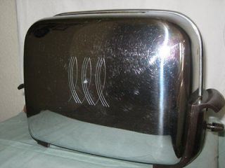 1950s VINTAGE TOASTMASTER Chrome Toaster 1B14 Automatic Pop Up 