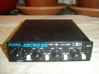 Alesis Micro Eq, 3 Band Parametric Equalizer, Vintage Unit