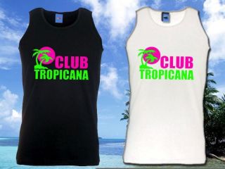 club tropicana wham 80 s vest top unisex s xxl