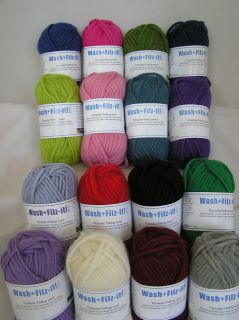 SMC WASH + FILZ IT x 50g Chunky Felting Wool for Knitting 100% Wool 
