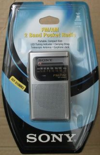   Sony ICF S10MK2 FM/AM 2 Band Portable Compact Pocket Radio ICFS10MK2