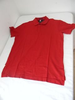 NEW Victorinox Swiss Army 2 Ply Cotton Polo Shirt   Red