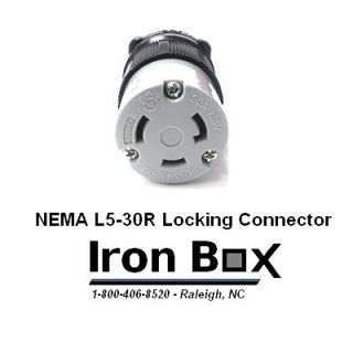L5 30 Connector   NEMA L5 30R Locking Connector, Rated for 30A, 125V