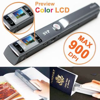SVP Portable Handheld Scanner w/ Preview Color LCD + JPG/PDF Format 