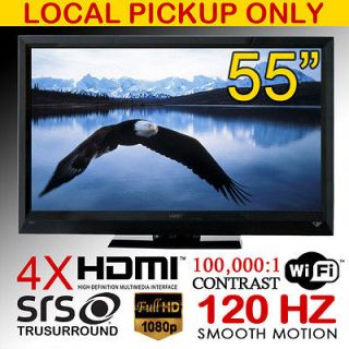 VIZIO 55 E552VLE LCD HDTV 1080P WIFI APPS 120HZ 100,0001 6.5MS 