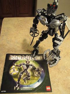 2005 LEGO Bionicle Warriors TITAN ROODAKA 8761 Complete w/ spinner 