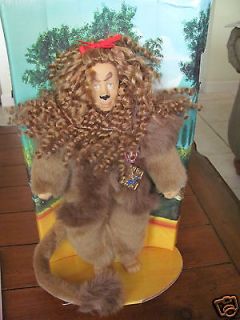 WIZARD OF OZ COWARDLY LION 14 1/2 FIGURE BY BRASS KEY PARTIAL BOX 