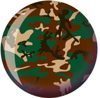 New 10 # Brunswick Camouflage Army Camo Viz A Ball Bowling Ball