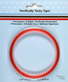 Terrifically Tacky Tape Provo Craft Adhesive 1/4 x 5yd
