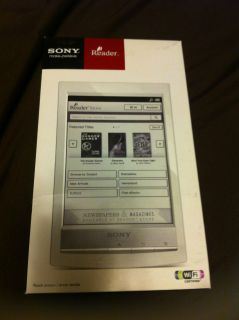Sony eReader PRS T1 2GB, Wi Fi, 6in   White *Brand New* NR