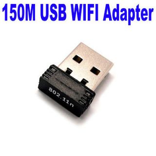 150M USB 2.0 Wireless N WiFi Network Ethernet Card 802.11n Adapter 