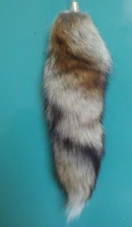 35cm/14 inches super huge YELLOW wolf fox tail Handbag Accessories/ke 