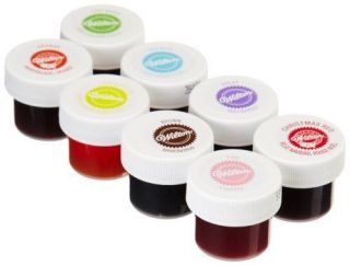 Wilton Set of 8 Icing Colors For Cake decorating Fondant and Frosting 