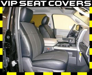2006 Dodge Ram 2500 3500 Quad Cab Clazzio Gray Leather Seat Covers